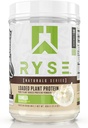 RYSE Loaded Plant Protein - Vanille - 20g natürliches Vegan Pflanzenbasiertes Proteinpulver aus Pea, Chickpea & Gerste Reis - keine künstlichen Farben, Geschmacksstoffe oder Süßungsmittel - 20 Servierungen