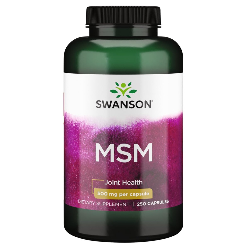 Swanson Msm 500 Milligrammes 250 Capsules
