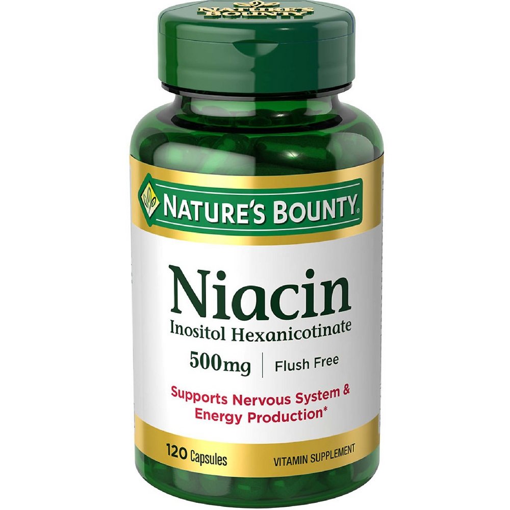 Nature's Bounty Niacin 500 mg Kapseln 120 ea (Pack von 2)