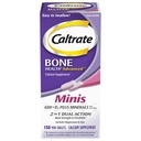 Caltrate Minis 600 Plus D3 Plus Minerals Kalzium und Vitamin D Ergänzung Tabletten, Knochengesundheit und Mineralergänzung für Erwachsene - 150 Zähler