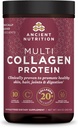 Ancient Nutrition Hydrolysed Collagen Peptides Poudre, Multi Collagène en poudre non aromatisé pour les femmes et les hommes avec vitamine C, 24 portions, soutient la peau et les ongles, Gut Health
