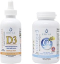 Eniva Omega 3 Premium Fish Oil High EPA/DHA und Flüssiges Vitamin D3 (120 mL) Arzt für schnelle Absorption