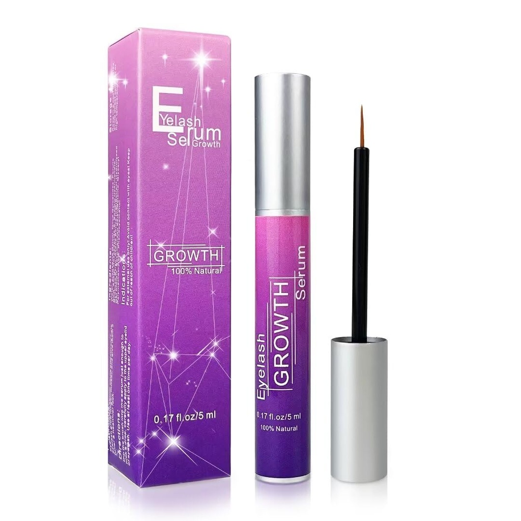 Eyelash Growth Serum - Eyelash Enhancing Serum For Lash and Brow Natural Eyelash Enhancer Serum Thickening and Lengthening Mascara Set Lash Serum for Eyelash Growth