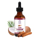 C60 Power Cinnamon Flavored C60 in Organic MCT Coconut Oil - Natürliche Wellness-Unterstützung für Männer und Frauen, 99,99% Pure Sublimated C60, fördert Energie, Mental Clarity, & Stamina - 2 fl oz Bottle