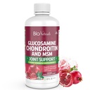 Bio Naturals Flüssige Glucosamin Chondroitin MSM Pharmazeutische Grad Ergänzung mit Hyaluronsäure – maximale Stärke Gelenkunterstützung - 32 fl oz