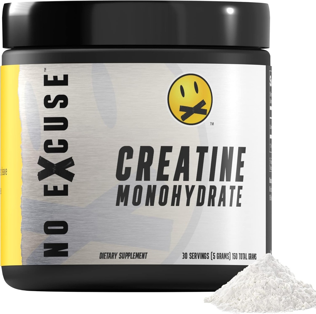 Keine Entschuldigung Pre Workout Pulver | Hoch angesehene Vor-Workout-Ergänzungen, Rise Pre Workout Männer und Frauen für Gewichtsverlust, Pre Workout-Getränk, natürliches Preworkout-Pulver, Kreatin Monohydrate 30 Servierungen,5gm