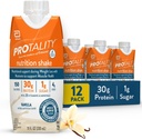 Vanilla Nutrition Shake | 30g Protein, 1g Zucker | Ernährung Unterstützung für Muskel-Gesundheit während Gewichtsverlust | 12 Pack
