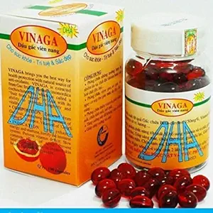 Lot 4 Boxen - Gac Oil DHA - Momordica Cochinchinensis Öl - Dau Gac 400 Kapseln