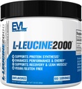 Evlution Nutrition L-Leucine 2000 - Proteinsynthese, Recovery & Muskelunterstützung - Performance & Energy - 2000mg L-Leucine - Glutenfrei & Vegan - Unflavored Diät-Pulver - 100 Servierungen