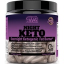 Clean+Lean Night Keto: première nuit Kétogenic Fat Burner & Sleep Aid