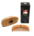 G.B.S Herren 100% Boar Bristle Beard Brush & Natürliche Holz Bart Comb Haarmüll Rasieren Bürste Gesichtshaar Bürste Portable und Travel Friendly
