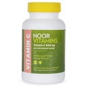 Noor Vitamine 500 MG Halal Vitamin C Kautabletten + Rose HIPS und Antioxidantien Ich unterstützt Immunsystem I Vegan, Gluten Free & Halal Vitamin 60 Orange Flavored Kautabletten I 2 Monat Versorgung