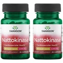 Swanson Nattokinase 2000 Fibrinolytic Units 100 Milligramms 30 Kapseln Enzym (2 Packung)