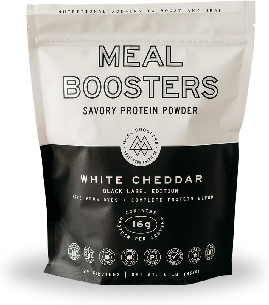 Savory White Cheddar Protein Powder – 16g High Protein Meal Enhancer zum Kochen – Keto Friendly, Gut & Joint Support – Collagen Peptides