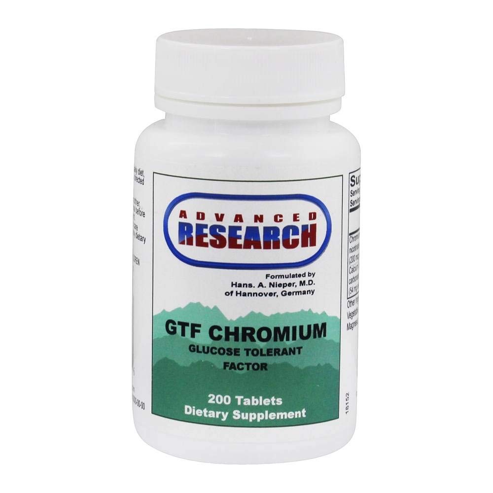 Recherche avancée/transporteurs nutritifs Gtf Chromium - Facteur de tolérance au glucose 200 onglets