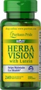 Puritan's Pride Herbavision avec Lutein, Zeaxanthin, Bilberry Softgels, 240 Comte