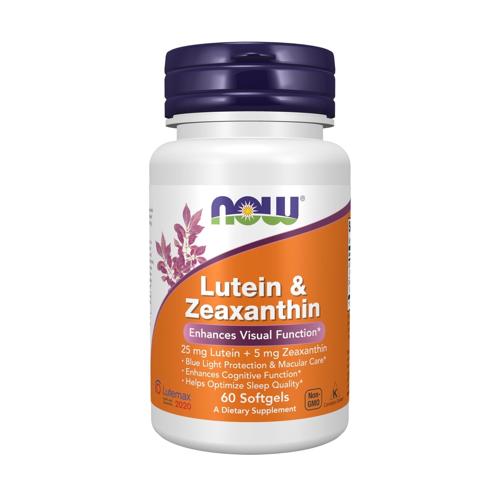 JETZT Nahrungsergänzungsmittel, Lutein & Zeaxanthin mit 25 mg Lutein und 5 mg Zeaxanthin, 60 Softgels