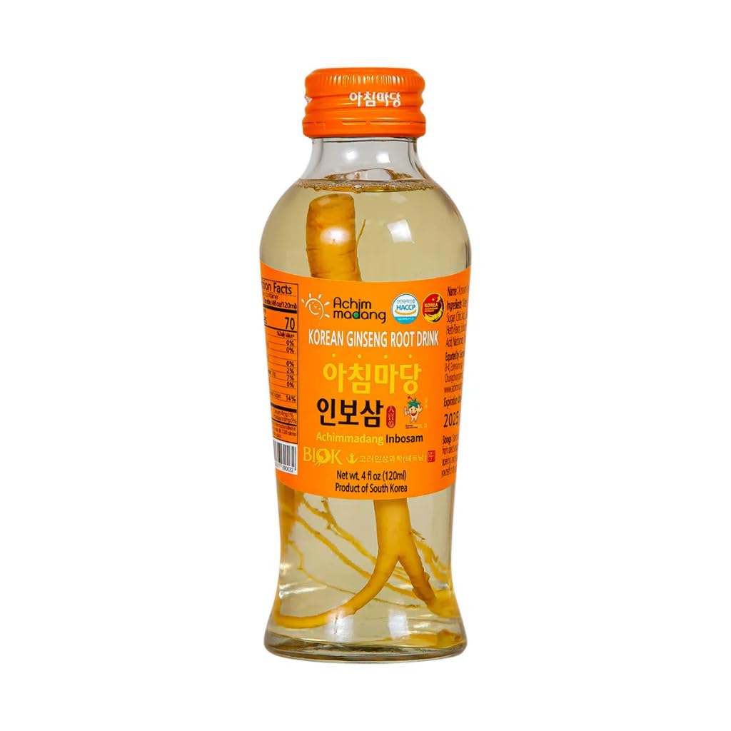 Inbosam Ginseng Coréen boisson racine boisson, 10 bouteilles, 4 fl oz Chaque