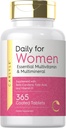 Carlyle Women's Daily Multivitamin und Multimineral Supplement | 365 Tabletten | Beta-Carotene, Folsäure und Vitamin D | Non-GMO, Glutenfreie Pillen