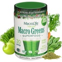 MacroLife Naturals Macro Greens Superfood Powder – 38 Superfoods mit Probiotika, Verdauungsenzyme & Adaptogene | Non GMO, Vegan, Gluten Free | 18B CFU | 10 oz (30 Portionen)