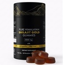 Pure Himalayan Shilajit Gummi Gold Grade | mit Ashwagandha & Fulvic Säure | Sugar-Free Energy, Stamina & Immune Unterstützung für Männer & Frauen | 85+ Trace Minerals | Non-GMO & 100% Natural | 60 Count