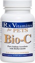 Rx Vitamins Bio-C - Vitamin C für Hunde und Katzen - mit Lemon Bioflavonoids für Allergiker-Relief - Immununterstützungsergänzung - Fördert gesundes Fell und Haut - Joint Supplement - 4 oz