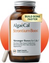 AlgaeCal - Strontium Boost, supplément de calcium naturel pour l'augmentation de la densité des os, Citrate de strontium 680 mg, facile à avaler pour la santé des os et la force des os, sans gluten - 60 capsules veggie- Fabriqué aux États-Unis