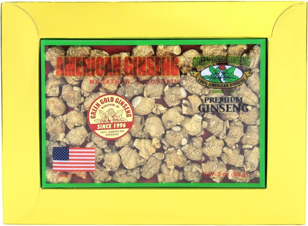 UGS PS 136A-3.000 Petites racines de ginseng américaines du comté de Marathon, boîte 3oz, B06XCM8F9P