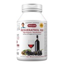ANDREW MOINSMAN Resveratrol-100mg - 180 Capsules - L'antioxydant bénéfique et naturel du vin rouge sans alcool. Sans additifs