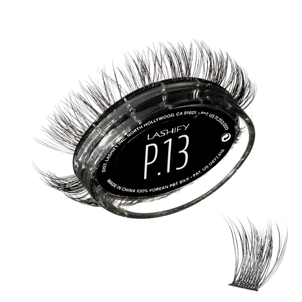 Lashify Plushy 13mm Gossamer cils en noir, facile bricolage faux cils pour un volumineux pourtant encore naturel look