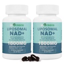 NAD liposomique+ Supplément 1800 mg avec le riboside de la nicotinamide, le résvératrol trans, la triméthylglycine,Remplace le NMN, Boost NAD+, la défense du vieillissement, l'énergie cellulaire, 120 Softgels