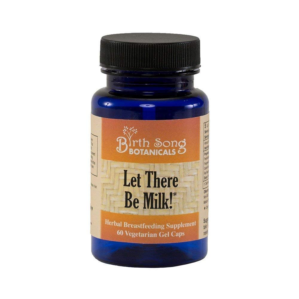 Geburt Song Botanicals Lassen Sie es Milch! Vegetarische flüssige Kapseln – Fenugreek, Goat’s Rue, Blessed Thistle to Boost Milk Supply – Stillende Ergänzung für Pflege & Pumping Mütter, 60 Zähler