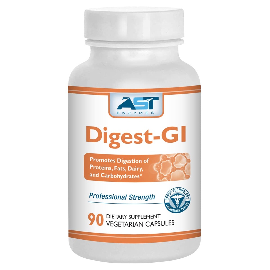 AST Enzymes Digest-GI Verdauungsenzym - Verdauungs- und Bloating Relief für Frauen und Männer - 90 Vegetarische Kapseln