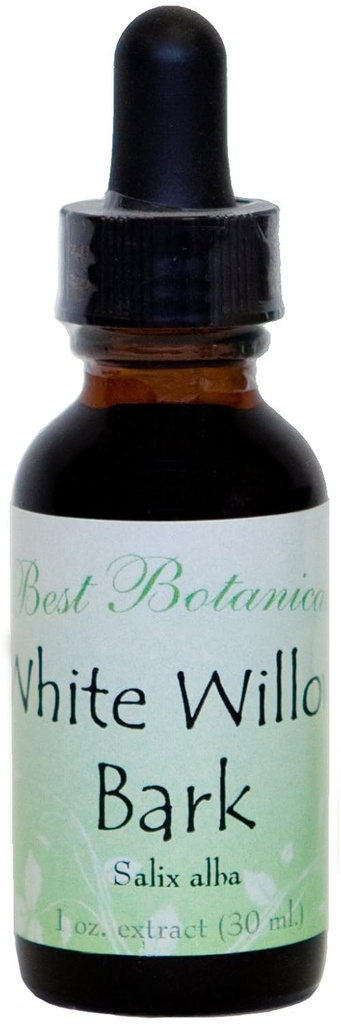 Beste Botanicals Weiß Willow Bark Extrakt 1 Unze.