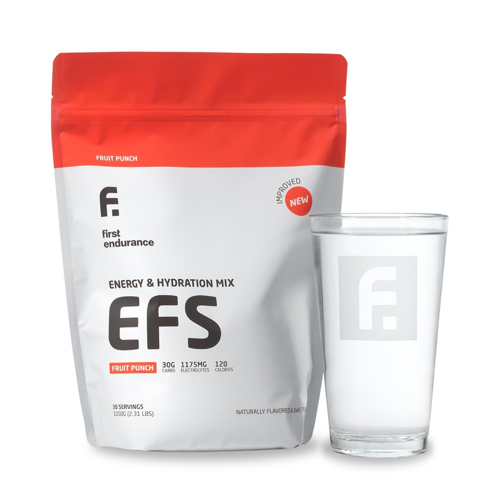 EFS Hydration & Endurance Drink Mix - Premium Carbohydrates for Energy & Performance, Electrolytes for Rapid Rehydration & Running, Cycling and Triathlon Nutrition | Isotonic Energy Fuel | Fruit Punch