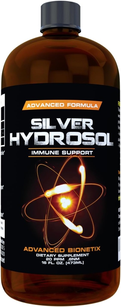 Pharmacien Recommandé 16 oz Bionetix avancé d'argent colloïdal hydrosol, tout naturel et favorise un système immunitaire sain. Argent colloïdal qui fonctionne en fait!