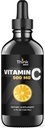 Flüssiges Vitamin C - High Dose - Vitamin C Tropfen - für Erwachsene und Kinder - 500 mg - Flüssiges VIT C - Non GMO - Vitamin C Liquid Supplement (4 fl oz 120 ml)