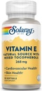 Solaray Vitamin E d-Alpha Tocopherol 268mg (400 IU) | Herz- und Hautgesundheit, Antioxidans Aktivitätsunterstützung (50 Count)
