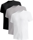 BAMBOO COOL Herren Unterhemden Moisture-Wicking Crewneck T Shirts, Atmungsaktive Stretch Soft Tees für Herren, 3 oder 6 Pack