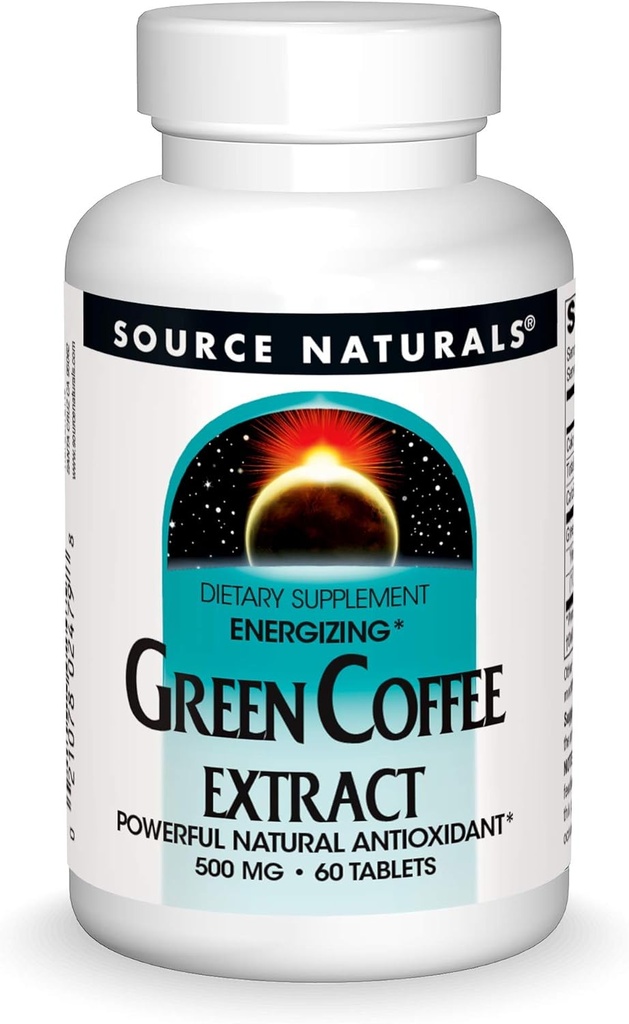 Source Naturals Extrait de café vert, énergétique puissant antioxydant naturel