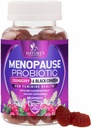 Menopause Ergänzungen für Frauen - 3 Billion CFU Natürliche Menopause Relief für Mild Hot Flashes & Nacht Sweats, PH, Vaginal Health Support Probiotics for Women Gummy, Probiotic Supplement - 60 Gummis