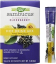 Nature's Way Nature's Way Sambucus Beruhigende Elderberry Hot Drink Mix, mit Vitamin C & Echinacea, 10 Count, Honig Zitronenbeeren gefickt, 10 Count (Pack von 12)