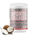 Sport Collagen Elektrolyte Pulver, 12,42 oz - Gras Fed Bovine & Wild Fish Hydrolyzed Typ I, II, III Multi Collagen Peptide für Elektrolytgetränke, Unflavored Protein Powder mit BCAA, Magnesium