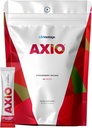 LifeVantage AXIO poudre de boisson à énergie régulière, supplément nootrope, focus et soutien de l'humeur, avec L-théanine, thé vert, vitamines B, DMAE, Quercetin et écorce de pin, splash de fraise, 30 paquets