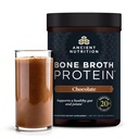 Ancient Nutrition Protein Powder Hergestellt aus Real Bone Broth, Schokolade, 20g Protein Per Serving, 20 Servierwanne, Glutenfrei hydrolysierte Collagen Peptide Supplement, Groß in Protein Shakes