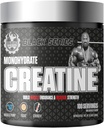 Schwarze Serie Monohydrat Kreatin | 300g | 100 Servierungen | Premium Micronized Kreatin für Stärke, Muskelwachstum & Erholung