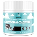 Marafiki Liposomal Bovine Colostrum Supplement - Grass Fed Colostrum Powder - Hohe Bioverfügbarkeit, einfach zu mischen (60 Servietten)
