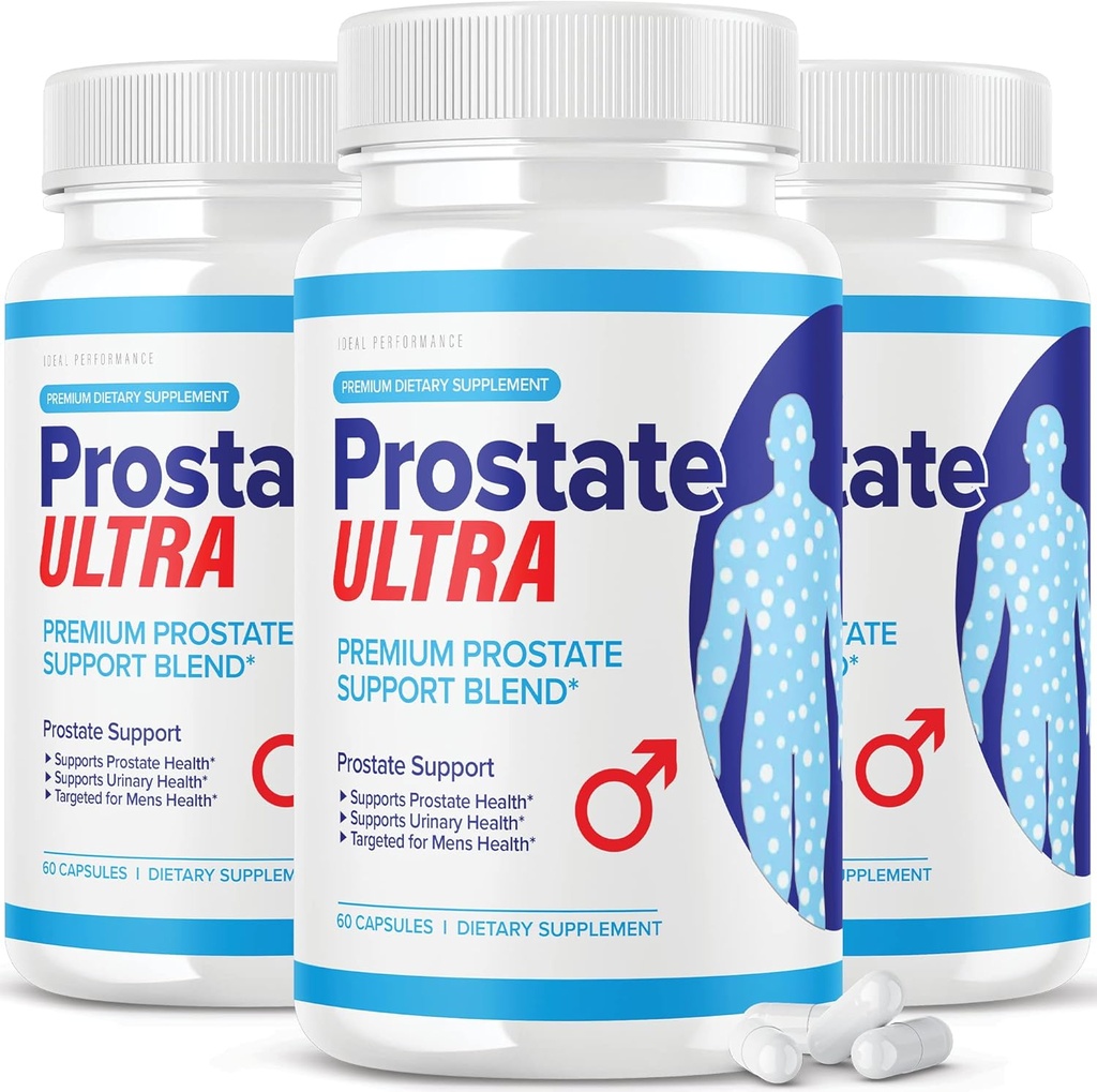 (3 Pack) Prostate Ultra Supplements für Männer Prostate Health Formula (180 Kapseln)