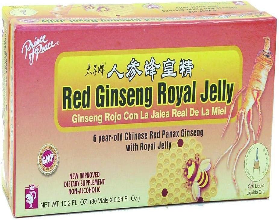 Prinz des Friedens Red Ginseng Royal Jelly, 30 Graf