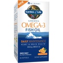 Garten des Lebens Fischöl Omega 3 EPA/DHA für natürliche Gehirnfunktion, Herz & Stimmung, 850mg Fettsäure Ergänzungen, Minami - Orange Flavor Ultimate Einmal täglich, 60 Softgels | Zwei Monate Versorgung, Glutenfrei
